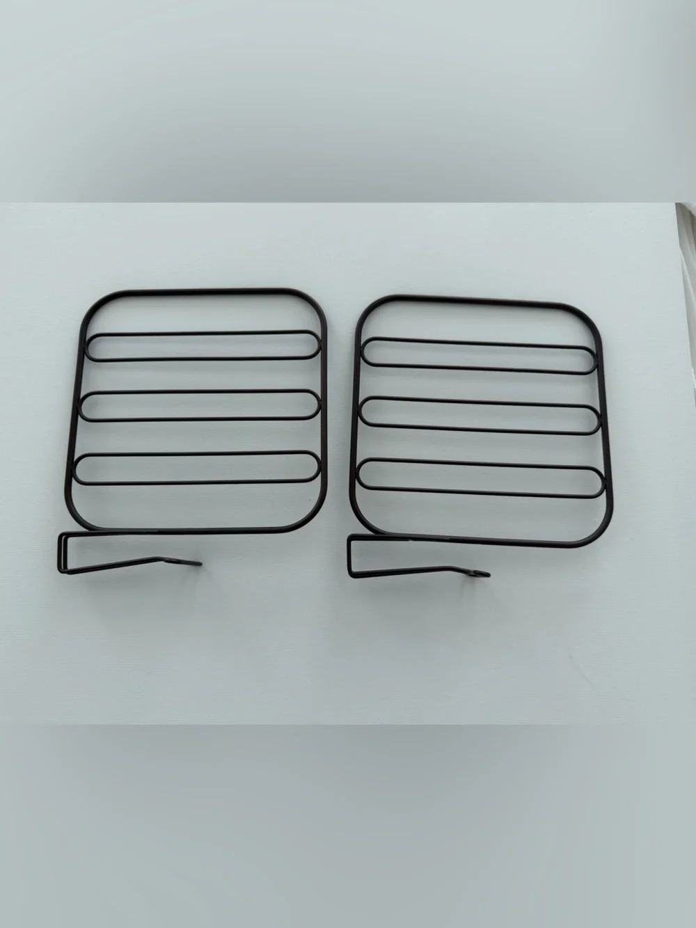 Brown shelf dividers